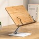 Lift Desktop Stand Bamboo Wood Reading Holder Adjustable Bearing 60 Catties Reading Fixed Bookshelf