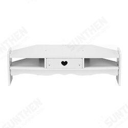 SS-04 Multifunctional Mackbook Desktop Stand Holder Monitor Riser with Storage Drawer SS-04 Multifunctional Mackbook Desktop Stand Holder Monitor Riser with Storage Drawer