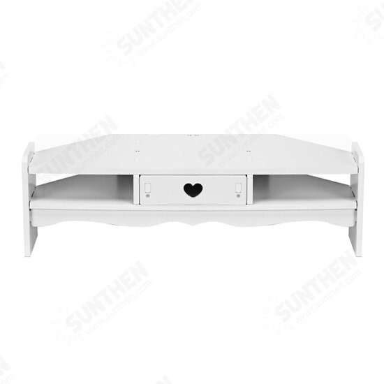 SS-04 Multifunctional Mackbook Desktop Stand Holder Monitor Riser with Storage Drawer