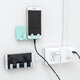 Sticky Wall Mounted Mobile Phone Holder Stand Bracket Hanger with 4 Hooks