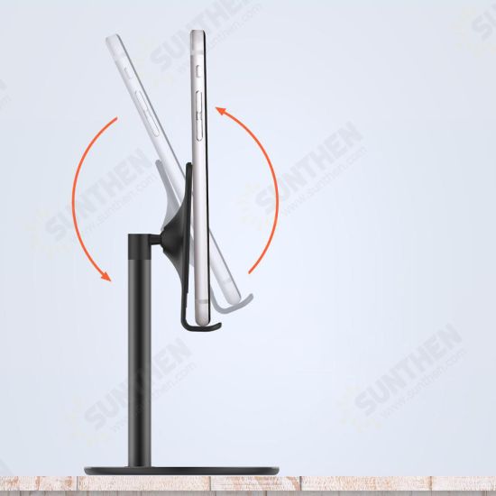 Aluminum Alloy Desktop Phone Holder Tablet Stand for iPad Smart Phone between 4.7-10.5 inch