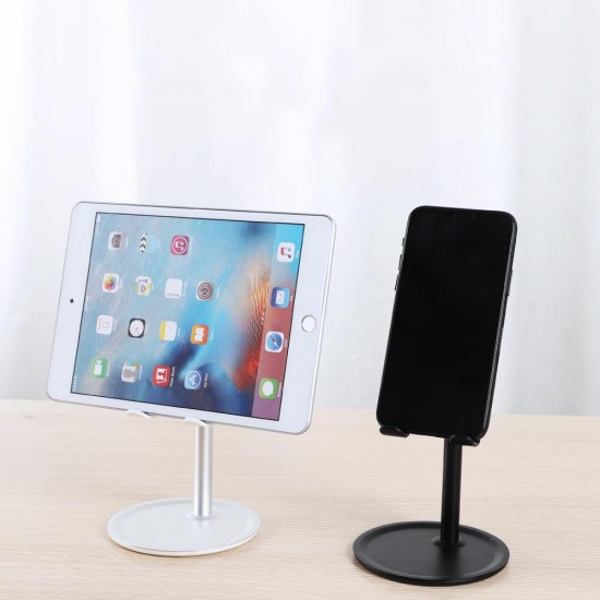 Aluminum Alloy Desktop Phone Holder Tablet Stand for iPad Smart Phone between 4.7-10.5 inch