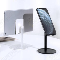 Aluminum Alloy Desktop Phone Holder Tablet Stand for iPad Smart Phone between 4.7-10.5 inch Aluminum Alloy Desktop Phone Holder Tablet Stand for iPad Smart Phone between 4.7-10.5 inch