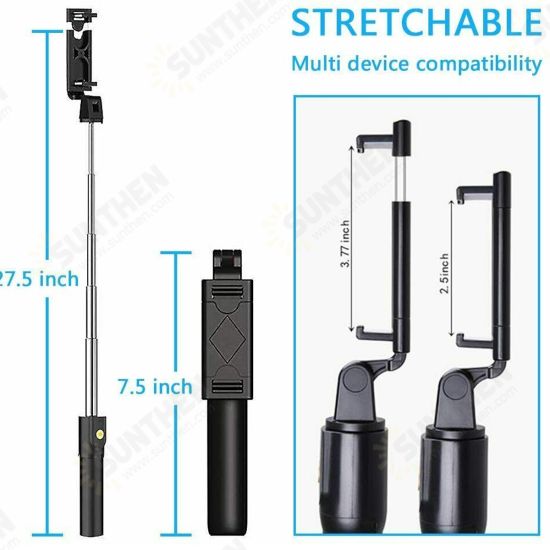 Telescopic Selfie Stick bluetooth Tripod Monopod Phone Holder For iPhone For Samsung