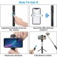 Telescopic Selfie Stick bluetooth Tripod Monopod Phone Holder For iPhone For Samsung