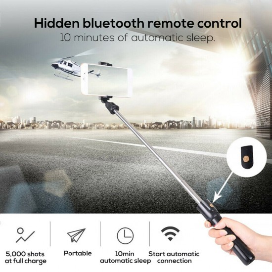Telescopic Selfie Stick bluetooth Tripod Monopod Phone Holder For iPhone For Samsung