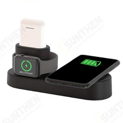 US Plug 4 In 1 Qi Wireless Charger Charging Station For Smart Phone/Apple Watch Series/Apple AirPods US Plug 4 In 1 Qi Wireless Charger Charging Station For Smart Phone/Apple Watch Series/Apple AirPods