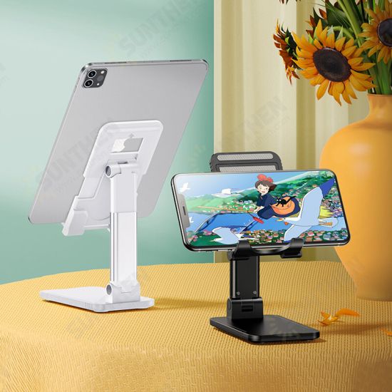 Universal Portable Foldable 315° Rotating Retractable Lift Up Online Learning Live Streaming Desktop Stand Tablet Phone Holder