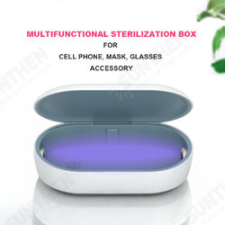 UV Light Phone Sanitizer Mask Toothbrush Key Jewelry Phone Sterilizer Disinfection Box + 10W Wireless Charger UV Light Phone Sanitizer Mask Toothbrush Key Jewelry Phone Sterilizer Disinfection Box + 10W Wireless Charger