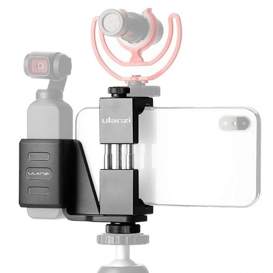 Osmo Pocket Accessories Handheld Gimbal Phone Mount Clip Holder for Osmo Pocket Fixed Bracket VS PGYTECH