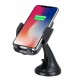 Universal 360 Degree Rotation 10W Fast Charging Wireless Charger Dashboard Windshield Car Phone Holder Mount for Samsung Smart Phone between 4-6.3inch