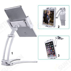Universal Aluminum Alloy Folding Flat Desktop Support Mobile Phone Tablet For Kitchen Lesson Live Study Universal Aluminum Alloy Folding Flat Desktop Support Mobile Phone Tablet For Kitchen Lesson Live Study