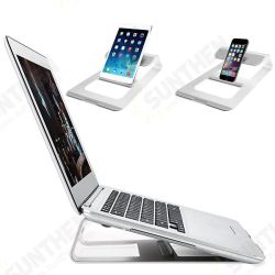 Universal Aluminum Alloy Heat Dissipation Laptop Stand Tablet Holder for Macbook iPad & iPhone Universal Aluminum Alloy Heat Dissipation Laptop Stand Tablet Holder for Macbook iPad & iPhone