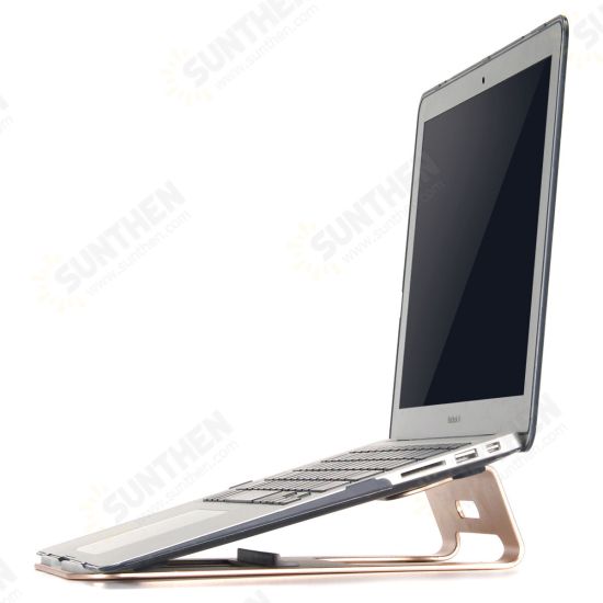 Universal Aluminum Alloy Heat Dissipation Laptop Stand Tablet Holder for Macbook iPad & iPhone