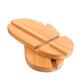 Universal Bamboo Dual Slots Desktop Bracket Phone Holder Stand for Mobile Phone Tablet