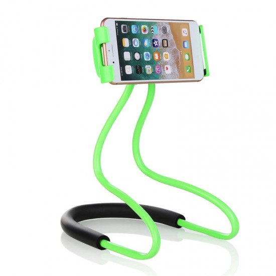 Universal Hanging Neck Long Arm 360 Degree Rotation Lazy Phone Holder for Samsung Xiaomi