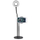 Universal Live Stream Fill Light Desktop Phone Holder Microphone Stand for Xiaomi Mobile Phone