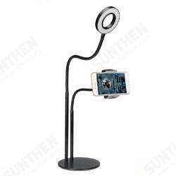 Universal Live Stream Fill Light Desktop Phone Holder Selfile Stand for iPhone Xiaomi Mobile Phone Universal Live Stream Fill Light Desktop Phone Holder Selfile Stand for iPhone Xiaomi Mobile Phone