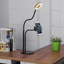 Universal Live Stream Fill Light Desktop Phone Holder Selfile Stand for iPhone Xiaomi Mobile Phone Universal Live Stream Fill Light Desktop Phone Holder Selfile Stand for iPhone Xiaomi Mobile Phone