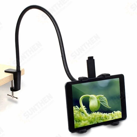 Universal Long Flexible Gooseneck Arm Tablet Lazy Holder Stand Bed Desk Desktop Office Kitchen Clip Mount for iPad Air