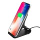 Universal Metal 10W Fast Qi Wireless Charging Dock Desktop Holder Stand for iPhone 8 X Mobile Phone