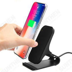 Universal Metal 10W Fast Qi Wireless Charging Dock Desktop Holder Stand for iPhone 8 X Mobile Phone Universal Metal 10W Fast Qi Wireless Charging Dock Desktop Holder Stand for iPhone 8 X Mobile Phone