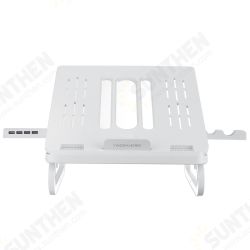 Universal Multifunctional with 4*USB 3.0 Ports 10-Gear Height Adjustment Heat Dissipation Macbook Desktop Stand Holder Bracket for 12~18 inch Devices Universal Multifunctional with 4*USB 3.0 Ports 10-Gear Height Adjustment Heat Dissipation Macbook Desktop Stand Holder Bracket for 12~18 inch Devices