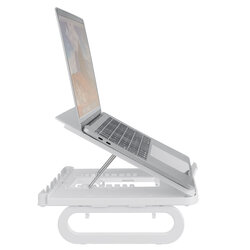 Universal Multifunctional with 4*USB 3.0 Ports 10-Gear Height Adjustment Heat Dissipation Laptop Desktop Stand Holder Bracket for 12~18 inch Devices