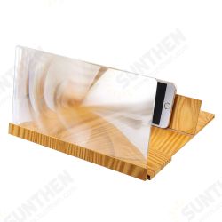 Universal Wooden 12 inch Screen Magnifier Image Enlarge Desktop Bracket Holder for Mobile Phone Universal Wooden 12 inch Screen Magnifier Image Enlarge Desktop Bracket Holder for Mobile Phone