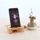 Universal Wooden Phone Stand Amplifier Mobile Bracket Lazy Holder for under 5.5-inch Smartphone