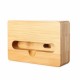 Universal Wooden Phone Stand Amplifier Mobile Bracket Lazy Holder for under 5.5-inch Smartphone