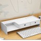 Universal with Storage Drawer Macbook PC Riser Laptop Monitor Wooden Desktop Stand Holder Screen Rack Organizer
