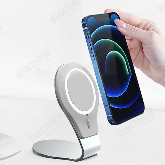 Veister Portable for Magsafe Wireless Charger Base Mount Desktop Holder for iPhone 12 Series