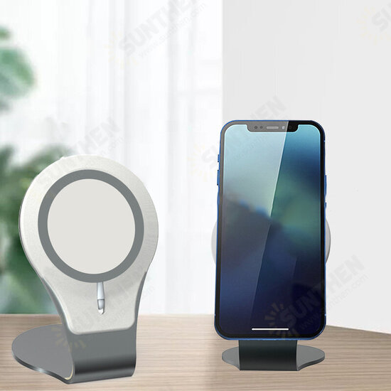 Veister Portable for Magsafe Wireless Charger Base Mount Desktop Holder for iPhone 12 Series