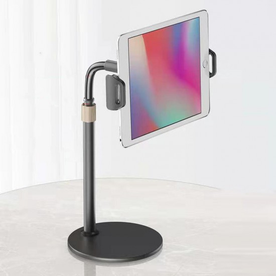 C115 Adjustable Flexible Gooseneck Metal Desktop Mobile Phone Holder Tablet Stand for Samsung Galaxy S21 POCO X3 NFC for iPad Pro 4.7-12.9inch Devices