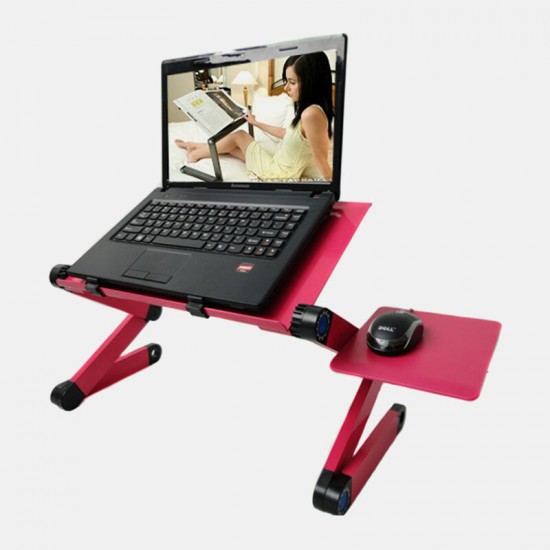 Multifunctional Foldable Telecommuting Wokers Laptop Desk Table TV Bed Computer Mackbook Desktop Holder with a Mouse Pad