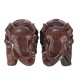 1 Pair Natural Agarwood Elephant Wood Carving Wood Crafts Retro Decoration Craft Creative Gifts Home Office Desktop Furnish