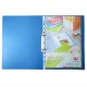 1 Piece A4 Blue File Folder 2 Holes O-shape Ring Binder Document Folder Desktop File Organizer Office School Supplies