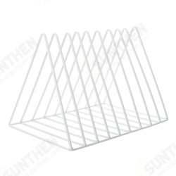 1 Piece Nordic Simple Triangle Wrought Iron Storage Rack Holder Bookshelf file Magazine Storage Box Office Desktop Organizer 1 Piece Nordic Simple Triangle Wrought Iron Storage Rack Holder Bookshelf file Magazine Storage Box Office Desktop Organizer