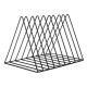 1 Piece Nordic Simple Triangle Wrought Iron Storage Rack Holder Bookshelf file Magazine Storage Box Office Desktop Organizer