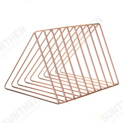 1 Piece Nordic Simple Triangle Wrought Iron Storage Rack Holder Bookshelf file Magazine Storage Box Office Desktop Organizer 1 Piece Nordic Simple Triangle Wrought Iron Storage Rack Holder Bookshelf file Magazine Storage Box Office Desktop Organizer