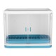 1/2 Layer Plastic Storage Box Drain Rack with Lid 180° Double Door Kitchen Cupboard Plate Chopsticks Rack