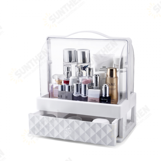 1/2/3 Layers Cosmetic Storage Box Desktop Makeup Organizer Dustproof Earrings Jewelry Box Display Stand Rack Tray