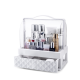 1/2/3 Layers Cosmetic Storage Box Desktop Makeup Organizer Dustproof Earrings Jewelry Box Display Stand Rack Tray