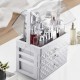 1/2/3 Layers Cosmetic Storage Box Desktop Makeup Organizer Dustproof Earrings Jewelry Box Display Stand Rack Tray