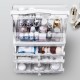 1/2/3 Layers Cosmetic Storage Box Desktop Makeup Organizer Dustproof Earrings Jewelry Box Display Stand Rack Tray