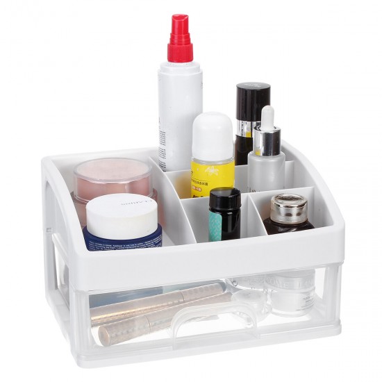 1/2/3 Layers Transparent Cosmetics Storage Box Drawer Storage Box Desktop Makeup Organizer Lipstick Powder Display Box