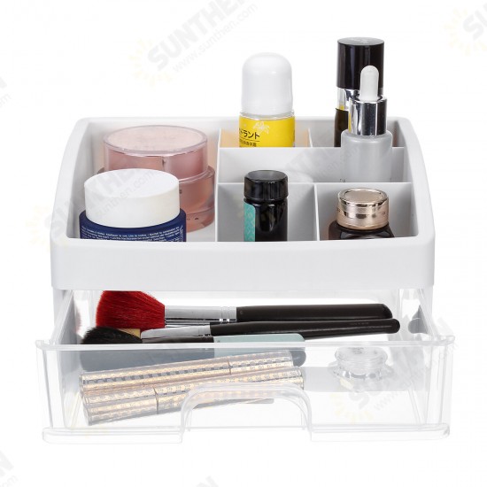 1/2/3 Layers Transparent Cosmetics Storage Box Drawer Storage Box Desktop Makeup Organizer Lipstick Powder Display Box