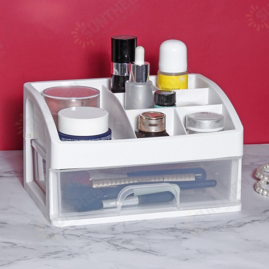 1/2/3 Layers Transparent Cosmetics Storage Box Drawer Storage Box Desktop Makeup Organizer Lipstick Powder Display Box