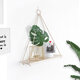 1/2/3 Layers Wall Hanging Rack Rope Wood Wall Mounted Plant Flower Pot Storage Shelf Home Office Wall Decorations